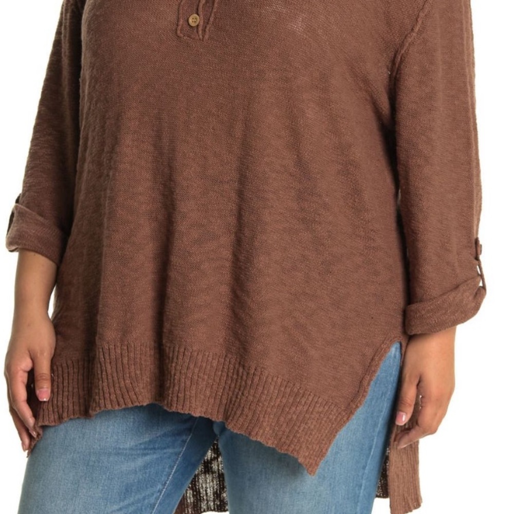 NEW| Stitchdrop Slub Button Henley Shirt - Picture 3 of 7